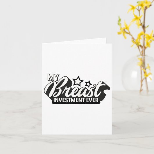 Carte Breast Implants Ies Funny New S Plastic Surgery  (Fleur jaune)