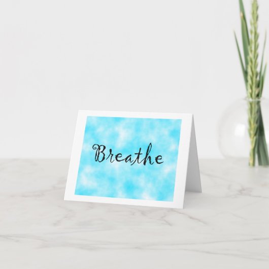 Carte Breathe-note (Devant)