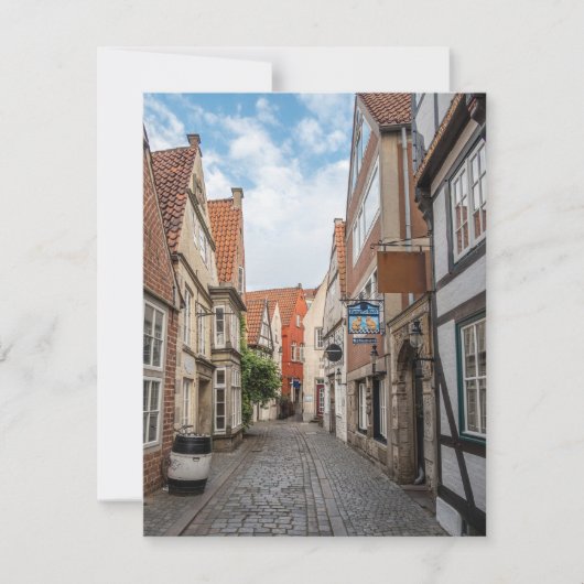 Carte Bremen Allemagne (Devant)
