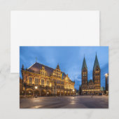 Carte Bremen Allemagne (Devant / Derrière)
