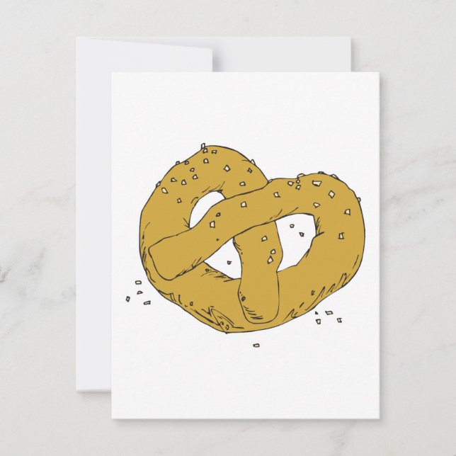 Carte bretzel chaud salé (Devant)