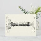 CARTE BREVET DE MACHINE À COUCHER - CIRCA 1906 (Debout devant)