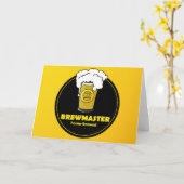 Carte Brewmaster Fête des Pères (Fleur jaune)