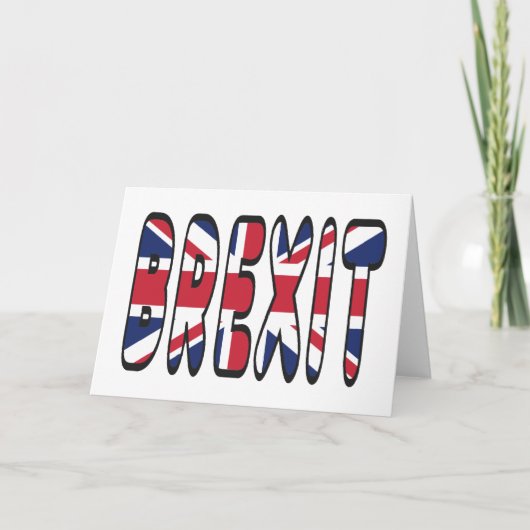 Carte Brexit (Devant)