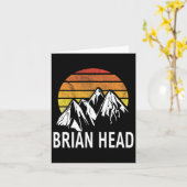 Carte Brian Head Iron Comté Utah Usa Station de ski Snow (Fleur jaune)