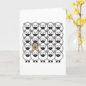 Carte Briard chez les moutons (Fleur jaune)