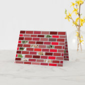 Carte Brick Photo Noël (Fleur jaune)