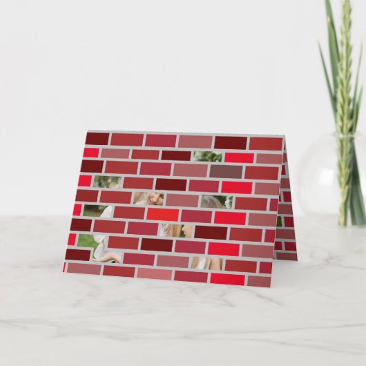 Carte Brick Photo Noël (Devant)