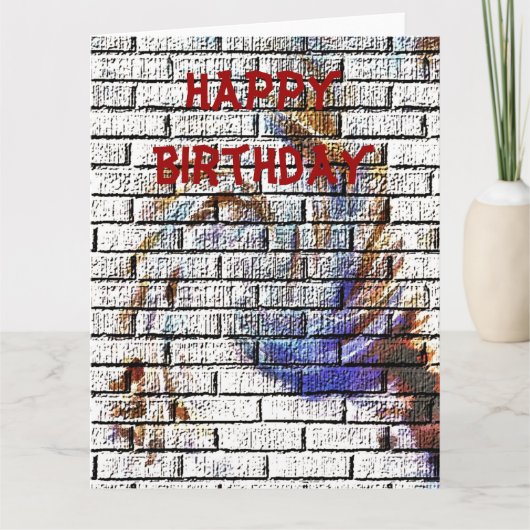 CARTE BRICK WALL (Devant)