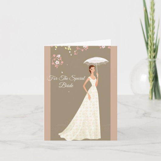Carte Bridal Greeting Card (Devant)