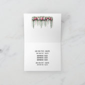 Carte BRIDAL ou Merci de note commerciale révisée (Intérieur)