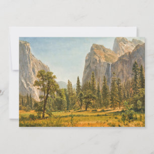 Carte Bridal Veil Falls, Californie   Albert Bierstadt
