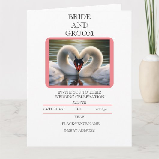 CARTE BRIDE ET GROUPE (Devant)