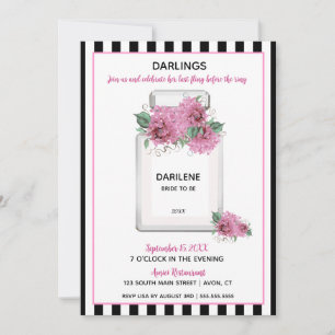 Carte BRIDE Fête des mariées de style parisien