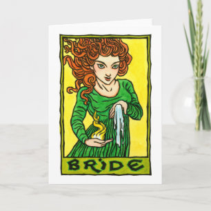 Carte Bride Greeting Card