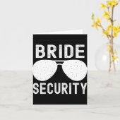 Carte Bride Sécurité Funny Mariage Bachelorette Party Su (Fleur jaune)