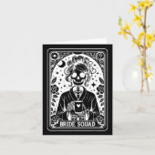 Carte Bride Squad Tarot Card Bride Coven Bachelor gothiq (Fleur jaune)