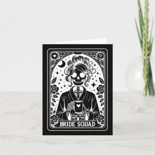 Carte Bride Squad Tarot Card Bride Coven Bachelor gothiq