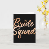 Carte Bridesmaid Bridesmaid (Fleur jaune)