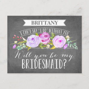 Carte Bridesmaid Porte-parole