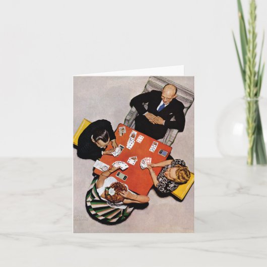 Carte Bridge Game par Norman Rockwell (Devant)