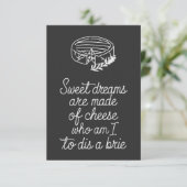 Carte Brie Cheese Lover (Debout devant)