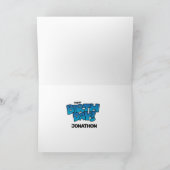 Carte Bright Blue Comic Text - Joyeux anniversaire (Intérieur)