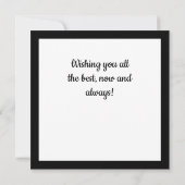 Carte Bright Christmas Ornaments Flat Christmas Card (Dos)