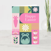 Carte Bright Different Colours Easter Card (Devant)