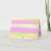 Carte Bright Happy Diwali Aquarelle Jaune Rose Orange (Dos)