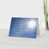 Carte Bright Light Light Matthew 5:16 (Devant)