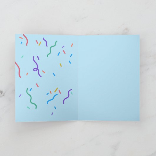 Carte Bright Streamers Mazel Tov Félicitations (Intérieur)