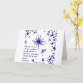 Carte Brille comme les étoiles (Fleur jaune)