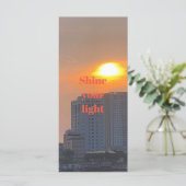 Carte Brille ton signet léger (Debout devant)