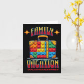 Carte Briques de construction Vacances en famille Créati (Fleur jaune)