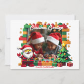 Carte Briques & Giggles de Noël (Devant)
