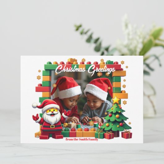 Carte Briques & Giggles de Noël (Debout devant)