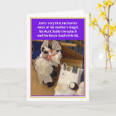 Carte Bris Kit Jewish New Baby Boy Congratulations Card (Fleur jaune)