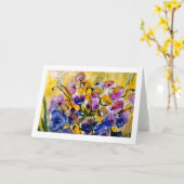 Carte Brise d'été (Fleur jaune)