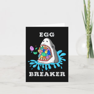 Carte Brise-oeufs Requin Pâques Fun Boys Filles Enfants