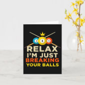 Carte Briser Votre Ball Pool Billard Novelty Hob (Fleur jaune)