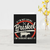 Carte Brisket Beef Grill Barbecue Grill Master (Fleur jaune)
