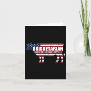 Carte Brisketarian Brisket Bbq Humour Crude Byrbecue