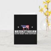 Carte Brisketarien Parce Que Brisket Ne Déçoit Jamais -  (Fleur jaune)