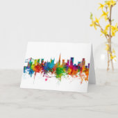 Carte Bristol England Skyline (Fleur jaune)