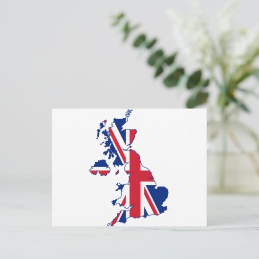 Carte BRITANNIQUE de drapeau (Debout devant)