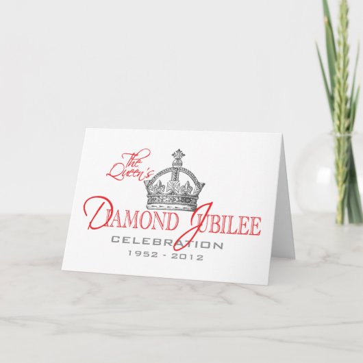 Carte British Diamond Jubilee - Royal Souvenir (Devant)