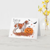 Carte Brittany Halloween (Fleur jaune)