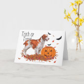 Carte Brittany Halloween (Fleur jaune)