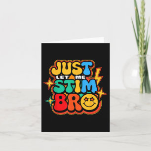 Carte Bro Stim Coloré Cadeaux Sensibilisations sur l'aut